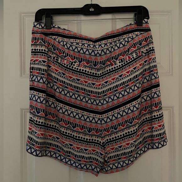 Hinge Colorful Aztec Print Shorts - Picture 2 of 3